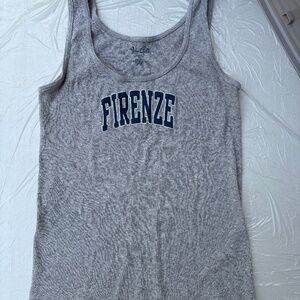 Brandy Melville Firenze cotton tank topNight in Florence summer 2025 limited edi